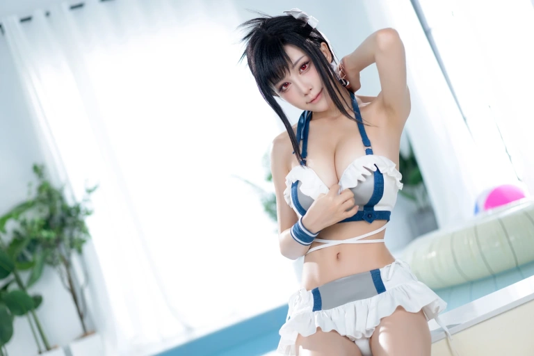 水淼Aqua《ファイナルファンタジーVII ティファ・ロックハート》主题写真：81张全套美图