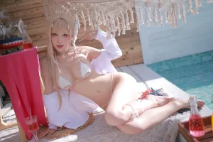 水淼Aqua《NIKKE 毒蛇》主题写真：52张全套美图