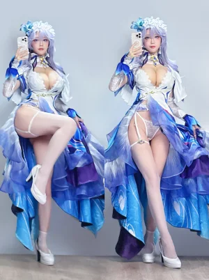 水淼Aqua《Fantia 坎特雷拉自拍》主题写真：25张全套美图