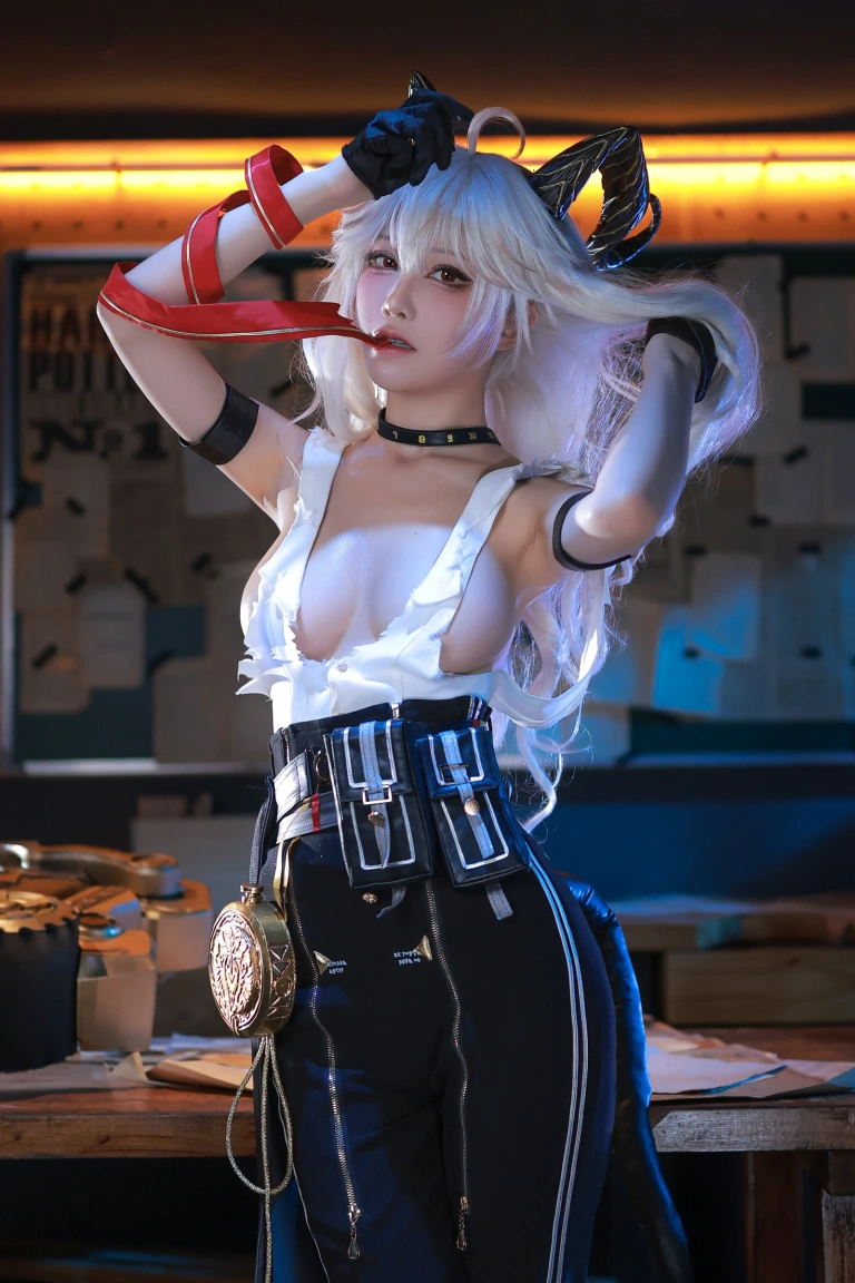 水淼Aqua《鸣潮 赞妮》主题写真：69张全套美图