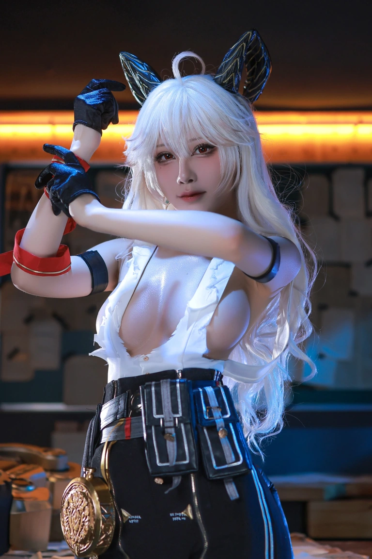 水淼Aqua《鸣潮 赞妮》主题写真：69张全套美图