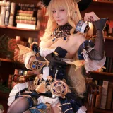 水淼Aqua《原神 娜维娅》主题写真：57张全套美图