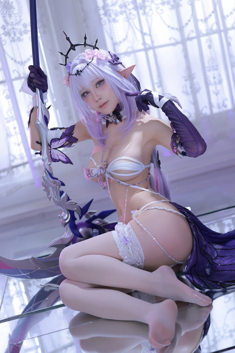 水淼Aqua《遐蝶》主题写真：69张全套美图