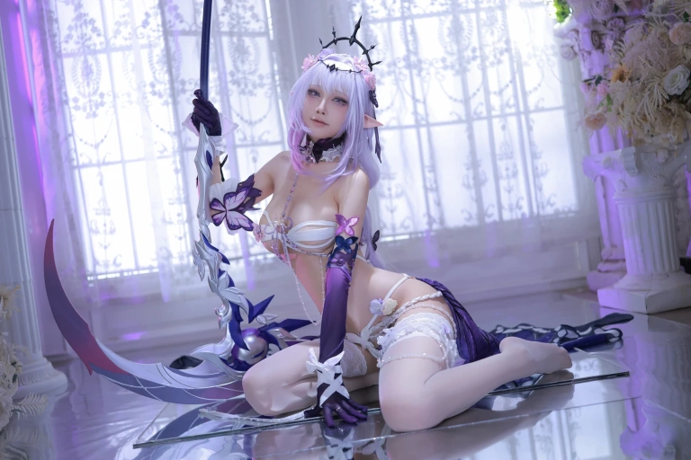 水淼Aqua《遐蝶》主题写真：69张全套美图