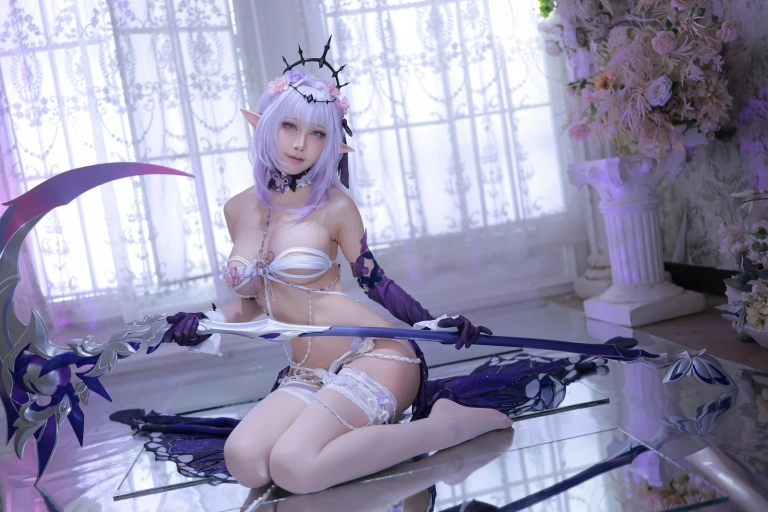 水淼Aqua《遐蝶》主题写真：69张全套美图