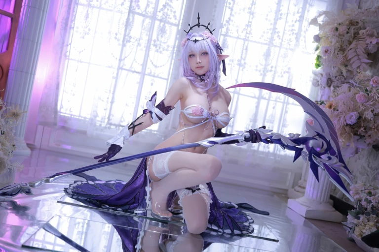 水淼Aqua《遐蝶》主题写真：69张全套美图