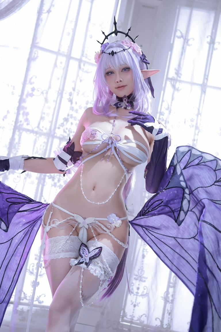 水淼Aqua《遐蝶》主题写真：69张全套美图