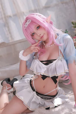 水淼Aqua《Patreon 崩坏3 爱莉希雅》主题写真：52张全套美图