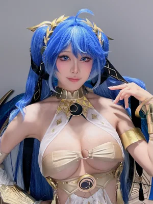 水淼Aqua《Patreon 鸣潮 尤诺自拍》主题写真：45张全套美图