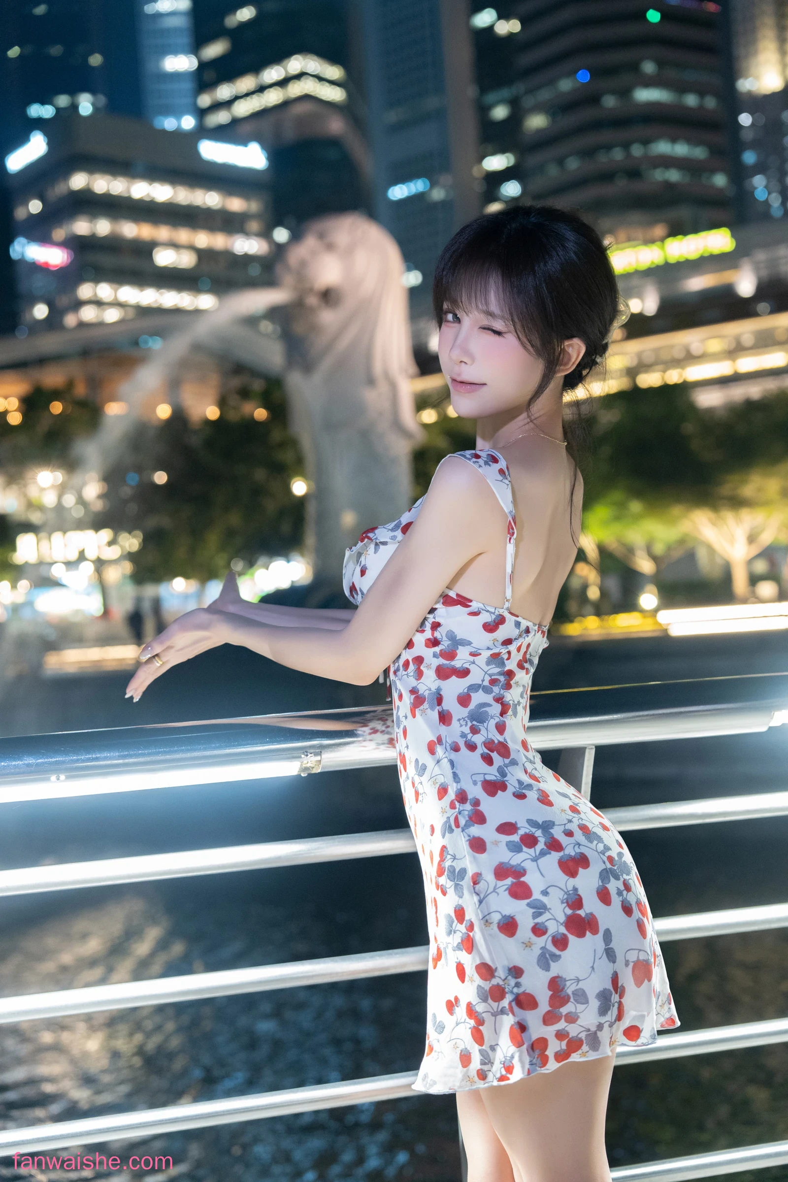 水淼Aqua 水淼Aqua NO.241 - Patreon 新加坡夜拍留恋