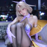 水淼Aqua《NIKKE 阿妮斯 超级巨星 – 星光》主题写真：54张全套美图