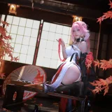 水淼Aqua《鸣潮 长离》主题写真：52张全套美图