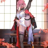 水淼Aqua《鸣潮 长离》主题写真：52张全套美图