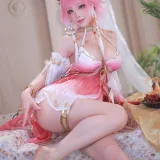 水淼Aqua《鸣潮 长离 泳装》主题写真：52张全套美图