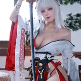 水淼Aqua《鸣潮 绯雪》主题写真：51张全套美图
