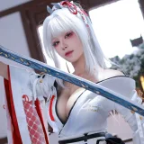 水淼Aqua《鸣潮 绯雪》主题写真：51张全套美图