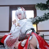 水淼Aqua《鸣潮 绯雪》主题写真：51张全套美图