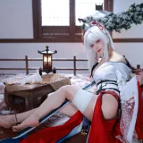 水淼Aqua《鸣潮 绯雪》主题写真：51张全套美图