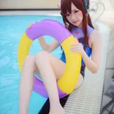 雪晴Astra《写真Vol.6 Overwatch-D.Va水着》主题写真：31张全套美图
