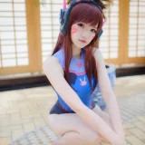 雪晴Astra《写真Vol.6 Overwatch-D.Va水着》主题写真：31张全套美图