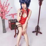雪晴Astra《写真Vol.14 明日方舟 陈 旗袍》主题写真：18张全套美图