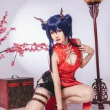 雪晴Astra《写真Vol.14 明日方舟 陈 旗袍》主题写真：18张全套美图