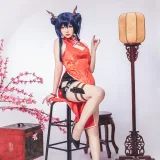 雪晴Astra《写真Vol.14 明日方舟 陈 旗袍》主题写真：18张全套美图