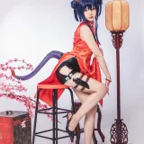 雪晴Astra《写真Vol.14 明日方舟 陈 旗袍》主题写真：18张全套美图