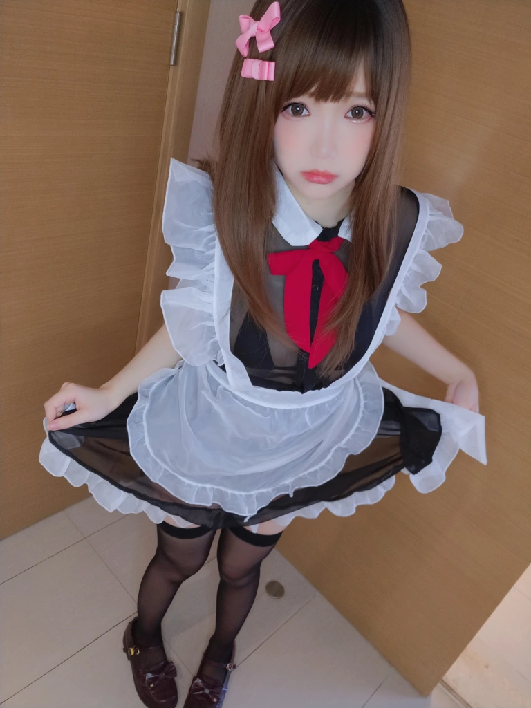 雪晴Astra《浴室女仆》主题写真：93张全套美图，含13个视频