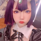 雪晴Astra《酒吞童子女仆》主题写真：62张全套美图，含13个视频