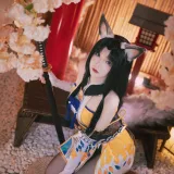 雪晴Astra《永劫无间 黑胡桃》主题写真：12张全套美图