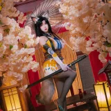 雪晴Astra《永劫无间 黑胡桃》主题写真：12张全套美图