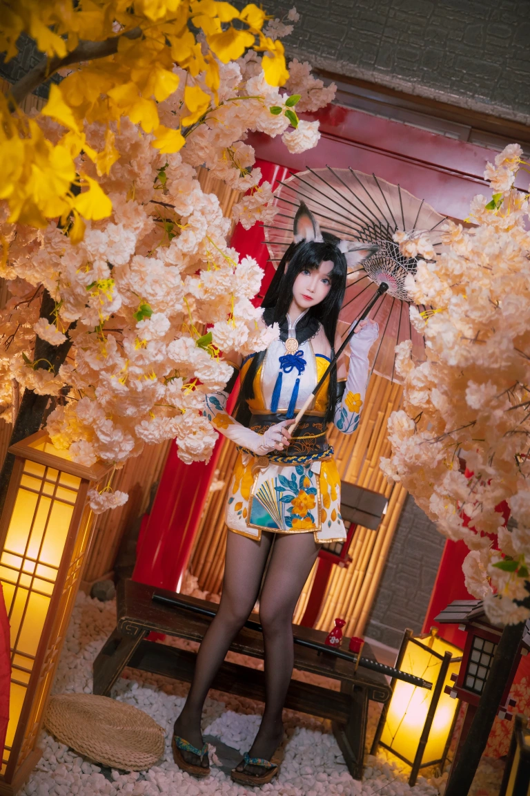 雪晴Astra《永劫无间 黑胡桃》主题写真：12张全套美图