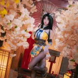 雪晴Astra《永劫无间 黑胡桃》主题写真：12张全套美图
