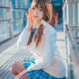 雪晴Astra《JK夕阳》主题写真：25张全套美图