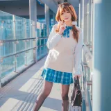 雪晴Astra《JK夕阳》主题写真：25张全套美图