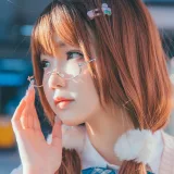 雪晴Astra《JK夕阳》主题写真：25张全套美图