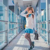 雪晴Astra《JK夕阳》主题写真：25张全套美图