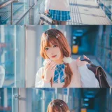 雪晴Astra《JK夕阳》主题写真：25张全套美图