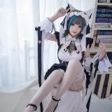 雪晴Astra《Azure Lane 柴郡》主题写真：18张全套美图