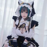 雪晴Astra《Azure Lane 柴郡》主题写真：18张全套美图