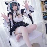 雪晴Astra《Azure Lane 柴郡》主题写真：18张全套美图