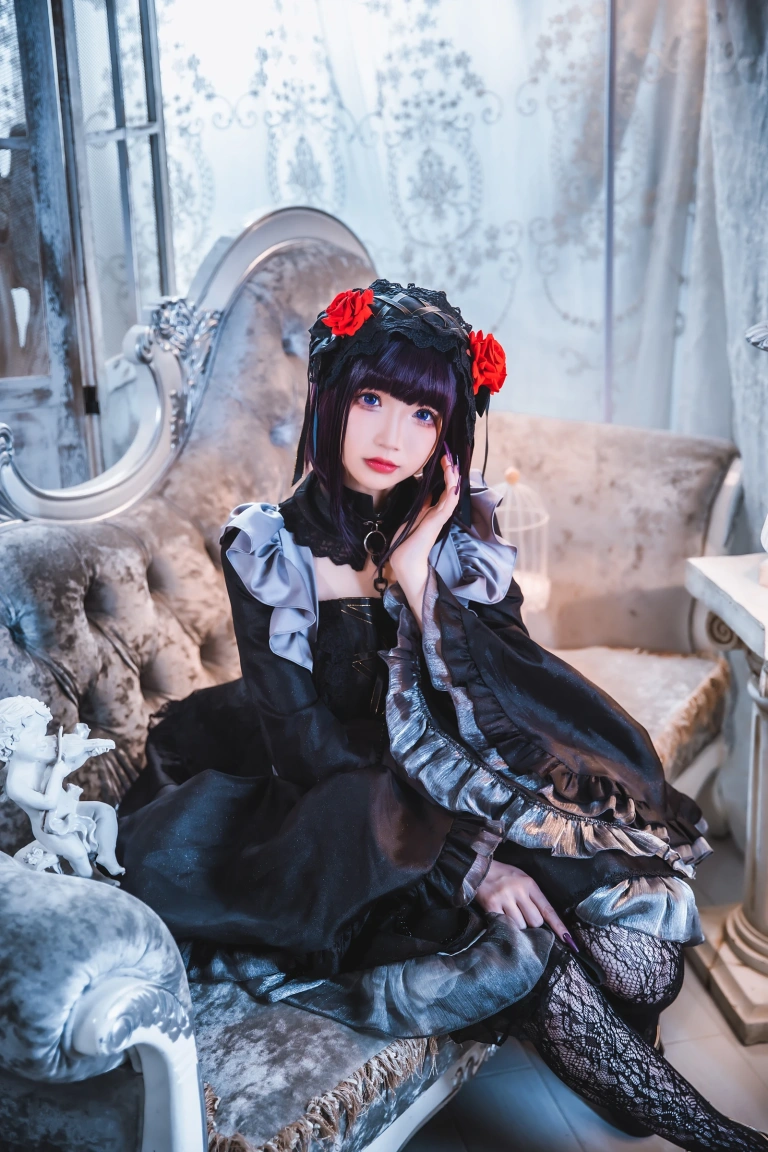 雪晴Astra《喜多川黑江雫》主题写真：45张全套美图