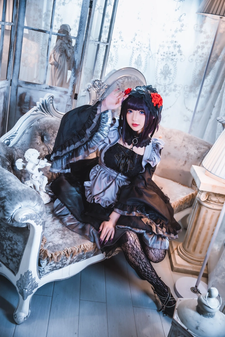雪晴Astra《喜多川黑江雫》主题写真：45张全套美图