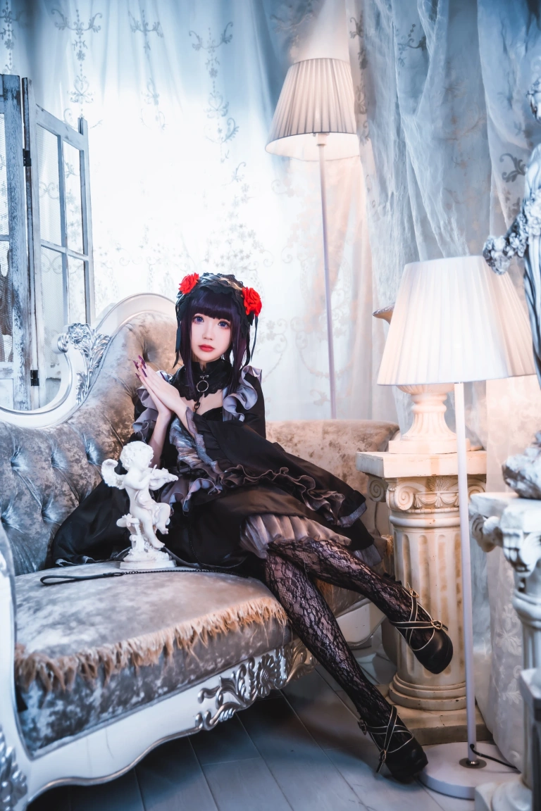 雪晴Astra《喜多川黑江雫》主题写真：45张全套美图
