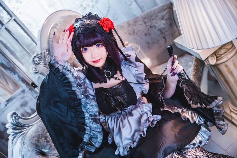 雪晴Astra《喜多川黑江雫》主题写真：45张全套美图