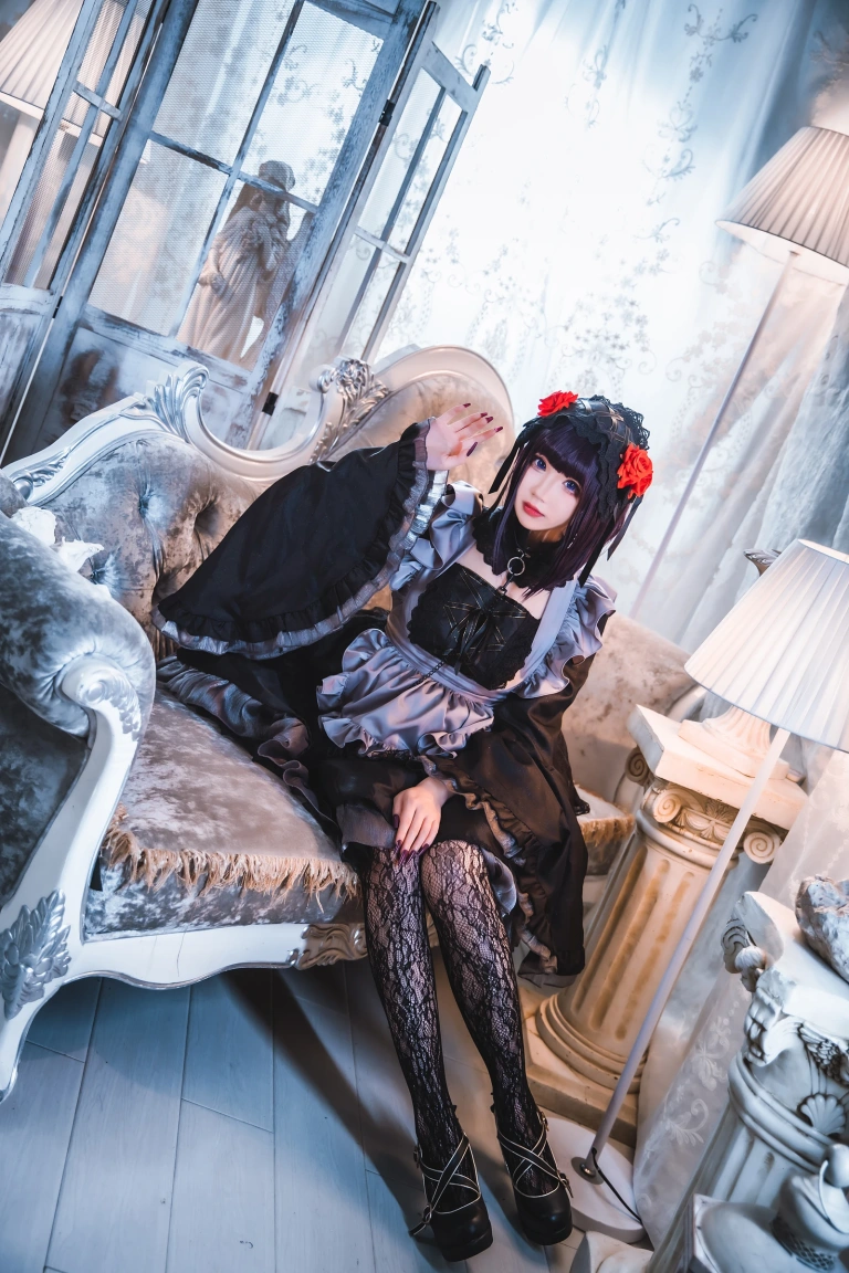 雪晴Astra《喜多川黑江雫》主题写真：45张全套美图