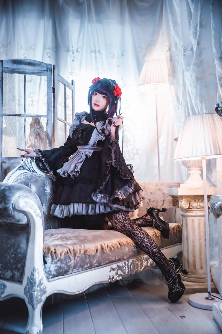 雪晴Astra《喜多川黑江雫》主题写真：45张全套美图