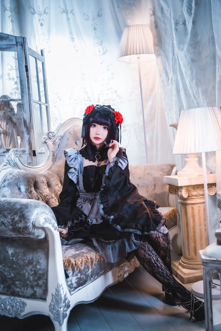 雪晴Astra《喜多川黑江雫》主题写真：45张全套美图