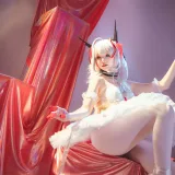 雪晴Astra《明日方舟 W芭蕾》主题写真：80张全套美图